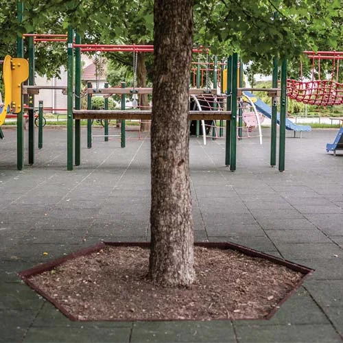 Bordure de sol epdm extérieur en caoutchouc 